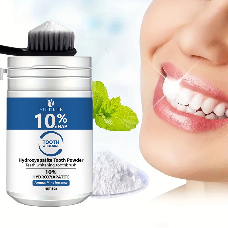 Teeth Whitening From Home - 유티쿠에 10% nHAP 치아 분말 50g