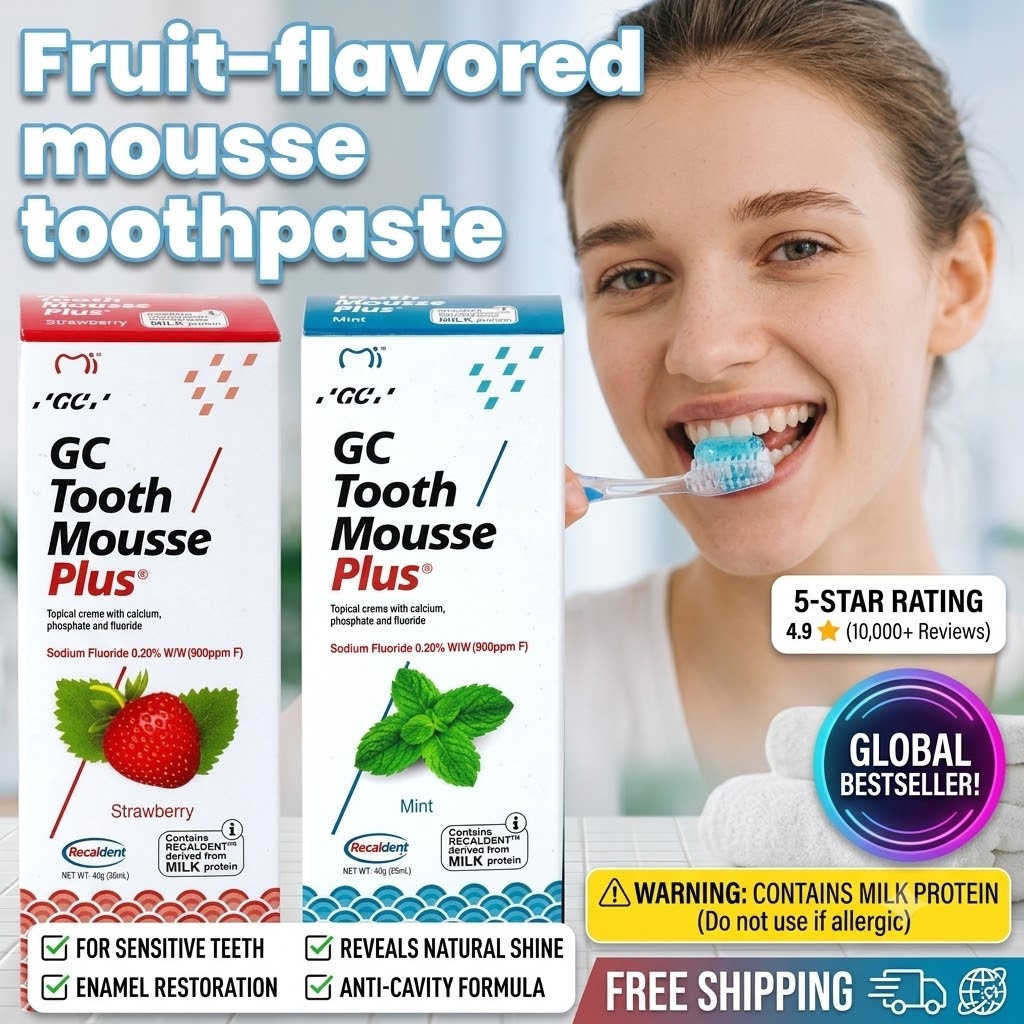 Teeth Whitening Mousse - 50g GC 과일향 무스 치약 충치