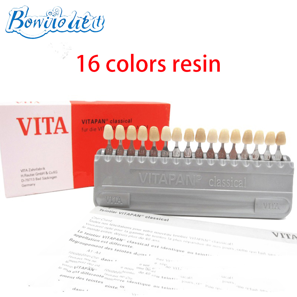 Teeth Whitening Shade Guide - VITA 16 색 치아 쉐이드 가이드