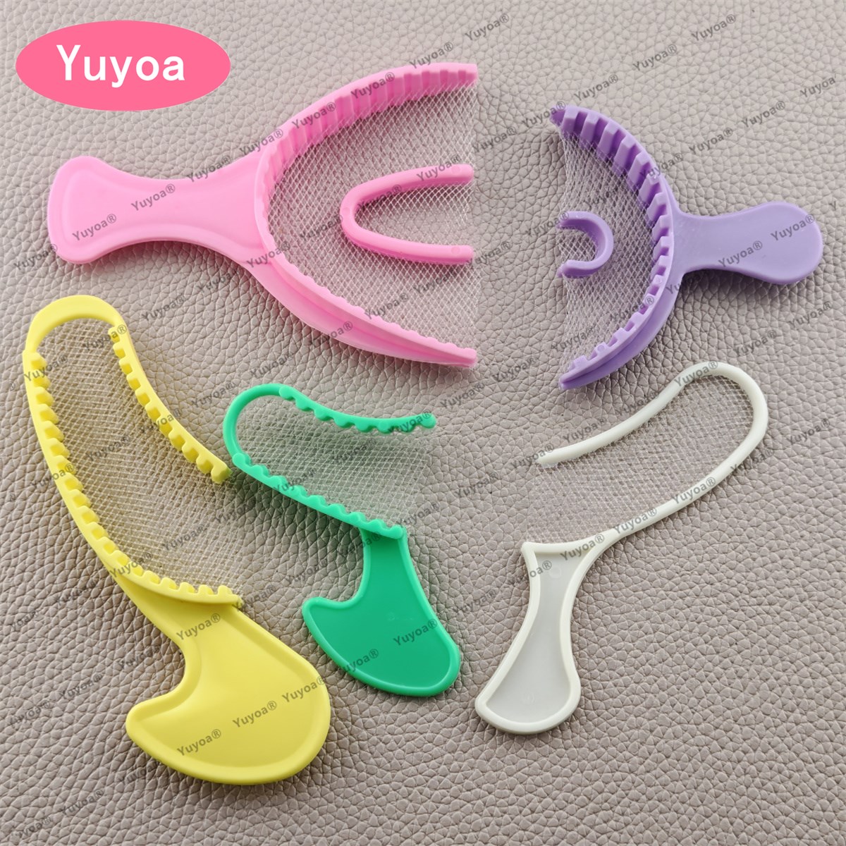 Teeth Whitening Trays - 100개 다채로운 색상의 치과용 바이트 인상