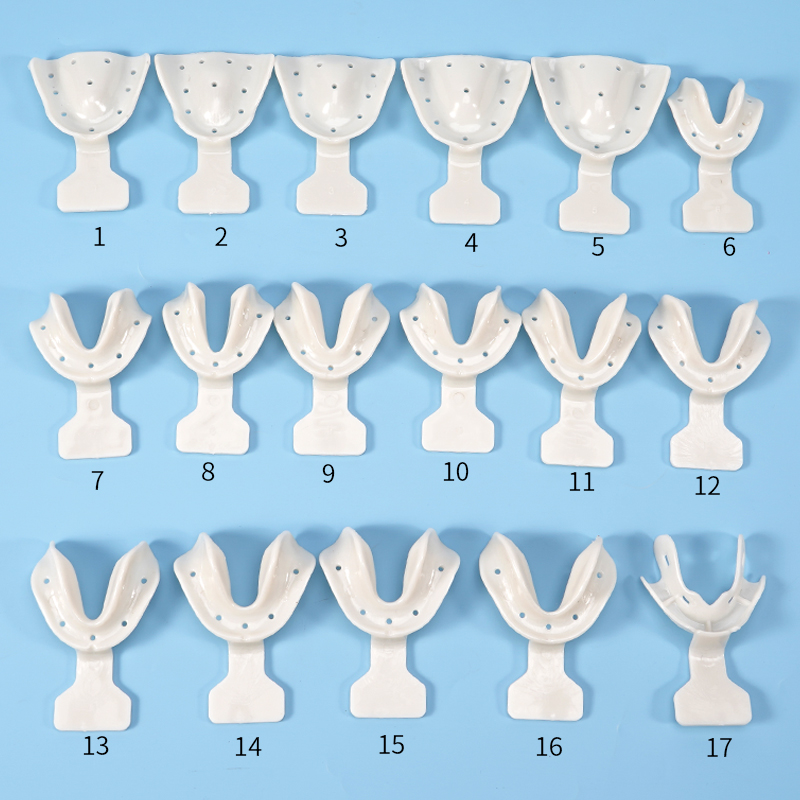 Teeth Whitening Trays - 17개 치과 인상 트레이 세트 무치부
