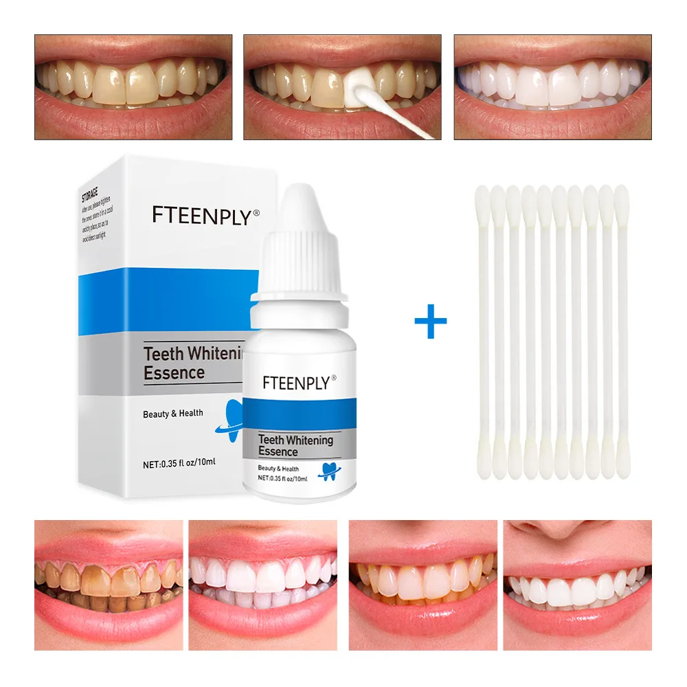 Teeth Whitening From Home - FTEENPLY 치아 미백 에센스 파우더 구강