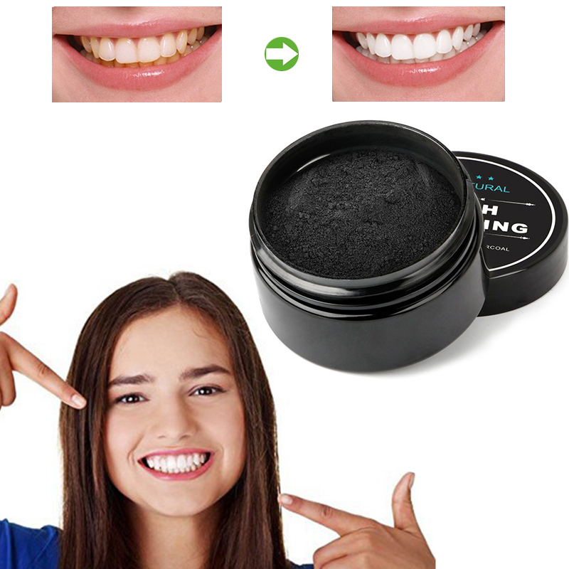 Whitening Powder Activated - 치아 미백 분말 치약, 강력한 미백
