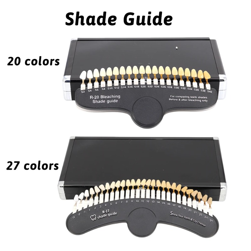 Teeth Whitening Shade Guide - 20/27 색상 3D 치과 실험실 미백