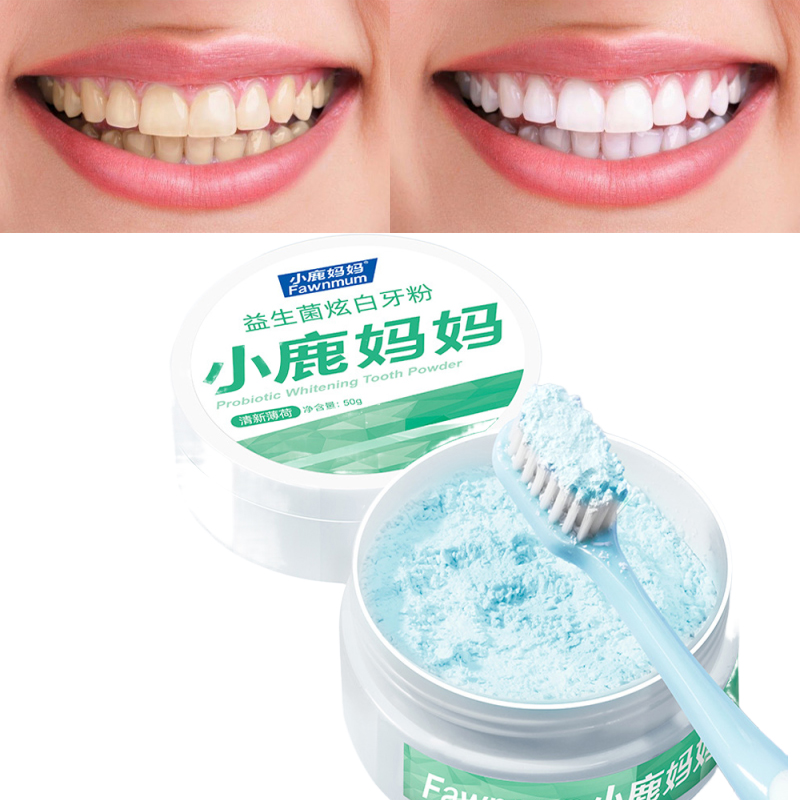 Whitening Powder Activated - Fawnmun 50g 치아 분말 활성화 프로