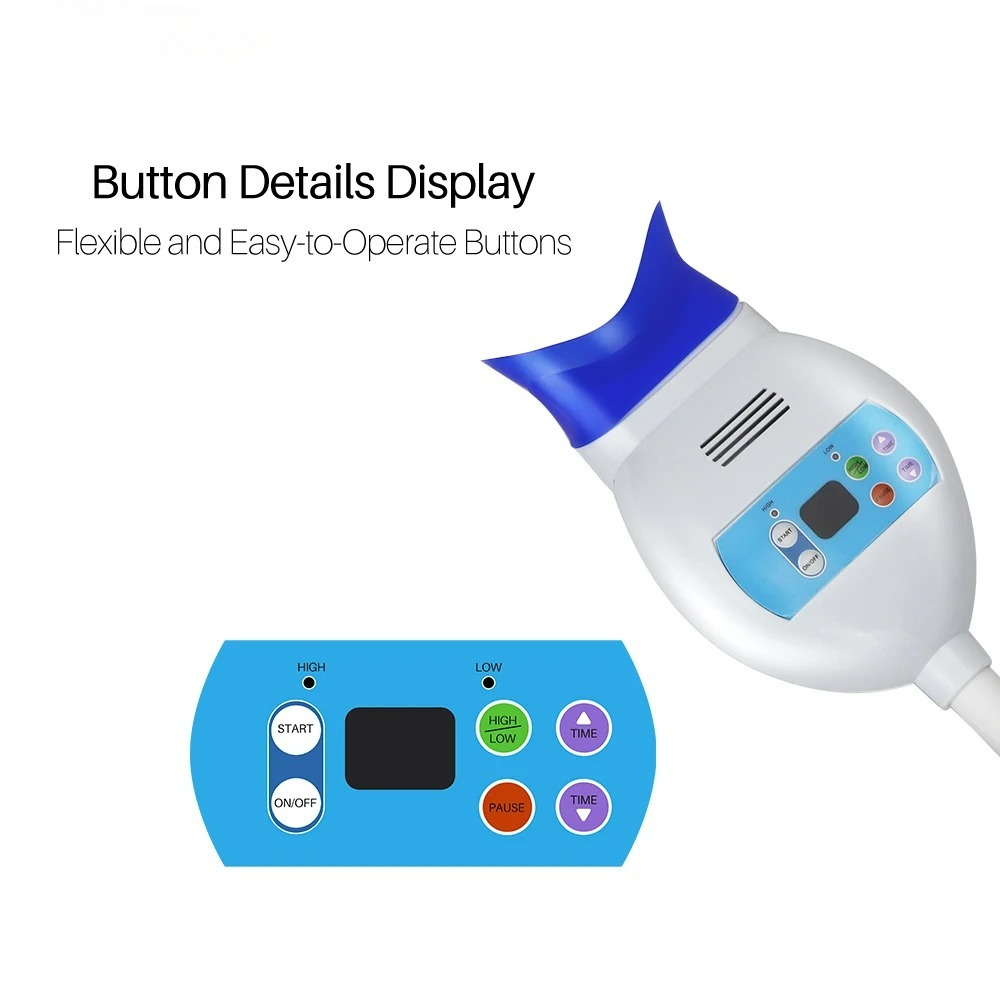 데스크탑 치아 미백 냉광기 8 LED 3색 조절 가능  - Whitening Teeth Machine 리뷰 및 가격