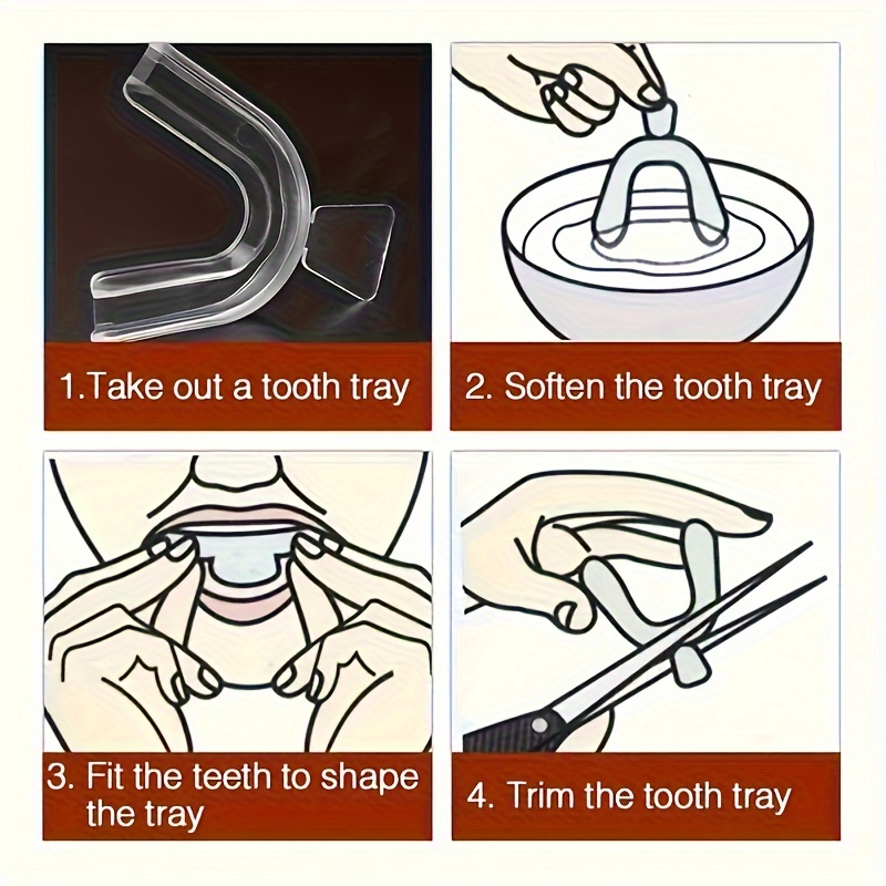 유니섹스 치아 교정기 실리콘 투명 치아 교정 트레이 미 - Teeth Whitening Trays 리뷰 및 가격