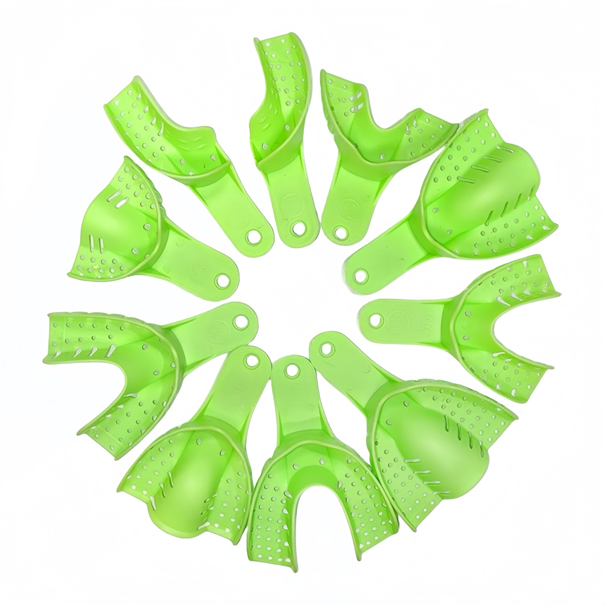 10 개/대 Autoclavable 치과 플라스틱 인상 - Teeth Whitening Trays 리뷰 및 가격