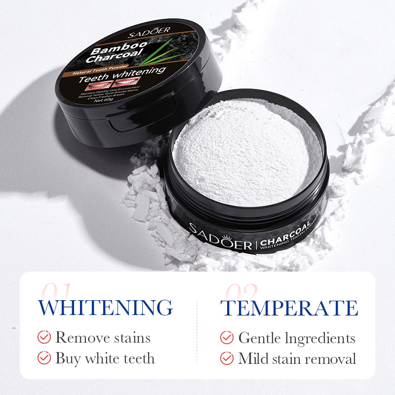 대나무 숯 활성탄 미백 치아 미백 파우더 치아 청소 구 - Whitening Powder Activated 리뷰 및 가격