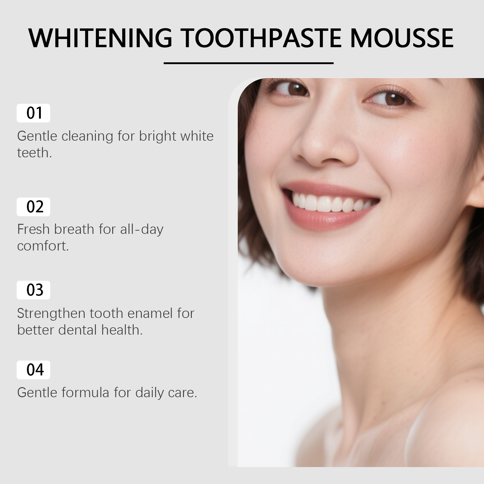 하이드록시아파타이트 브라이트 화이트닝 치약, 상쾌한 숨 - Teeth Whitening Mousse 리뷰 및 가격