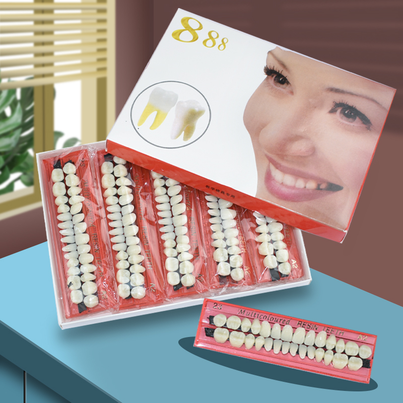 28 치아 치과 수지 틀니 세트 3D 그늘 가이드 색상 - Teeth Whitening Shade Guide 리뷰 및 가격