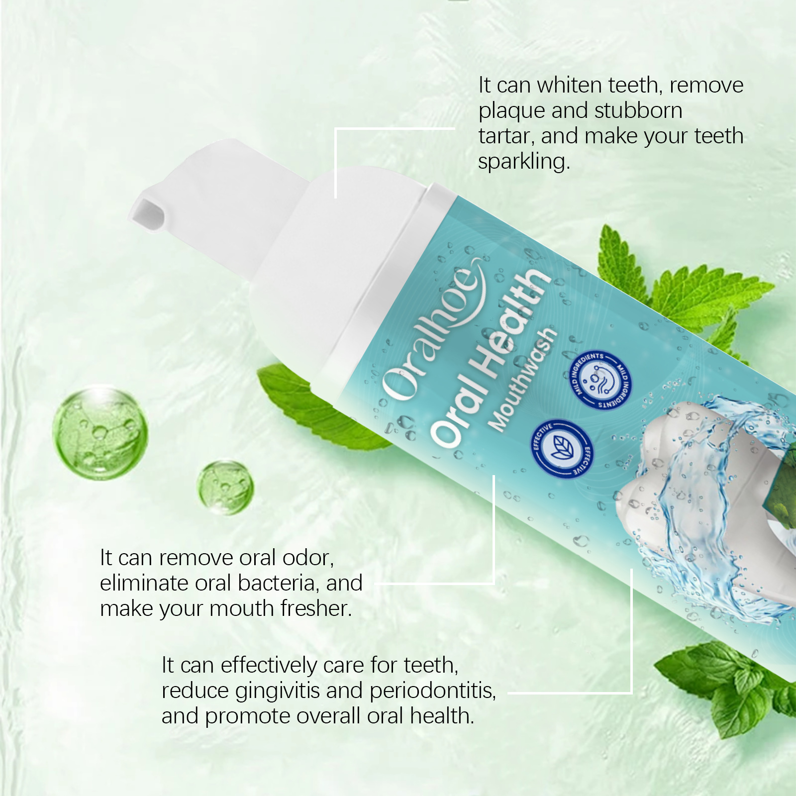 치아 미백 무스 폼 순한 딥 클렌징 커피, 담배, 차  - Teeth Whitening Mousse 리뷰 및 가격