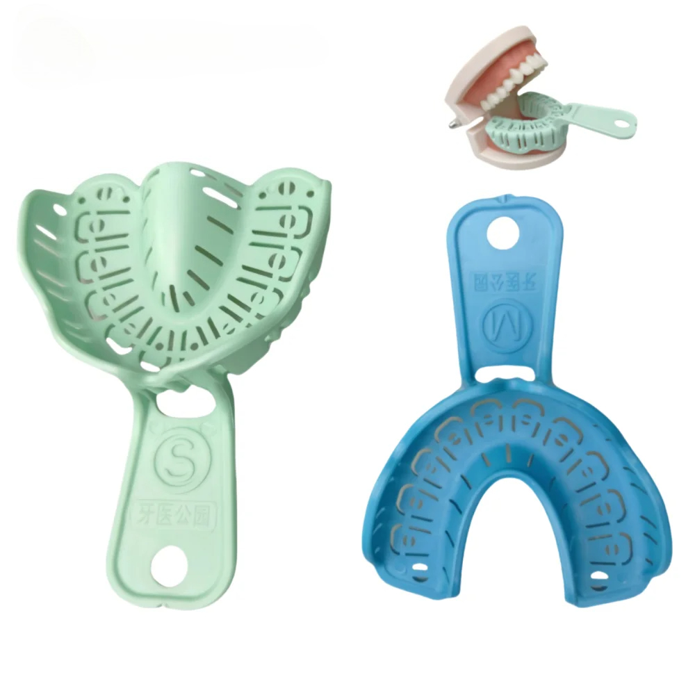 6 개/대 치과 인상 플라스틱 트레이 S/M/L 치과  - Teeth Whitening Trays 리뷰 및 가격