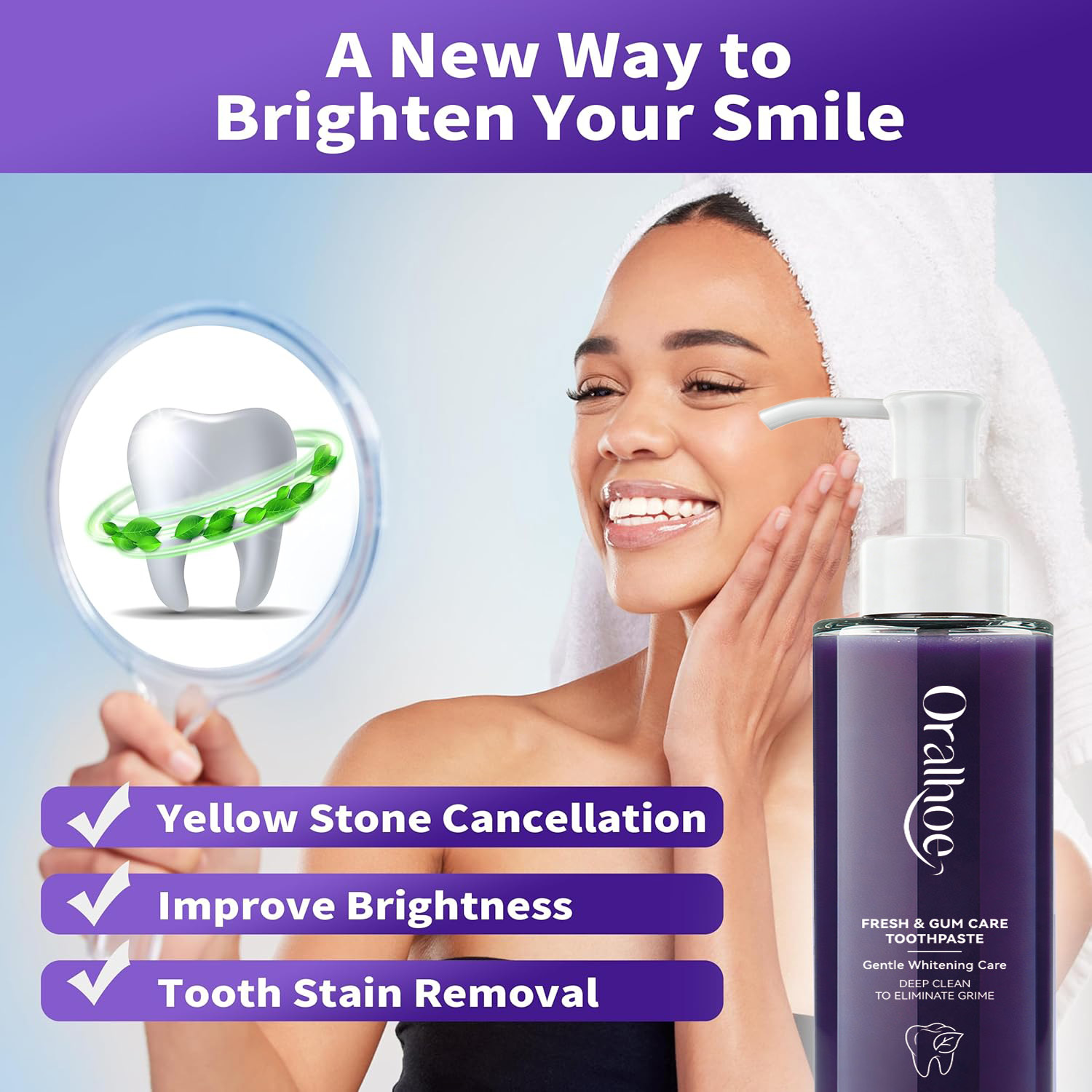 치아 미백용 퍼플 치약, 색상 보정 미백 치약, 누런  - Teeth Whitening Mousse 리뷰 및 가격