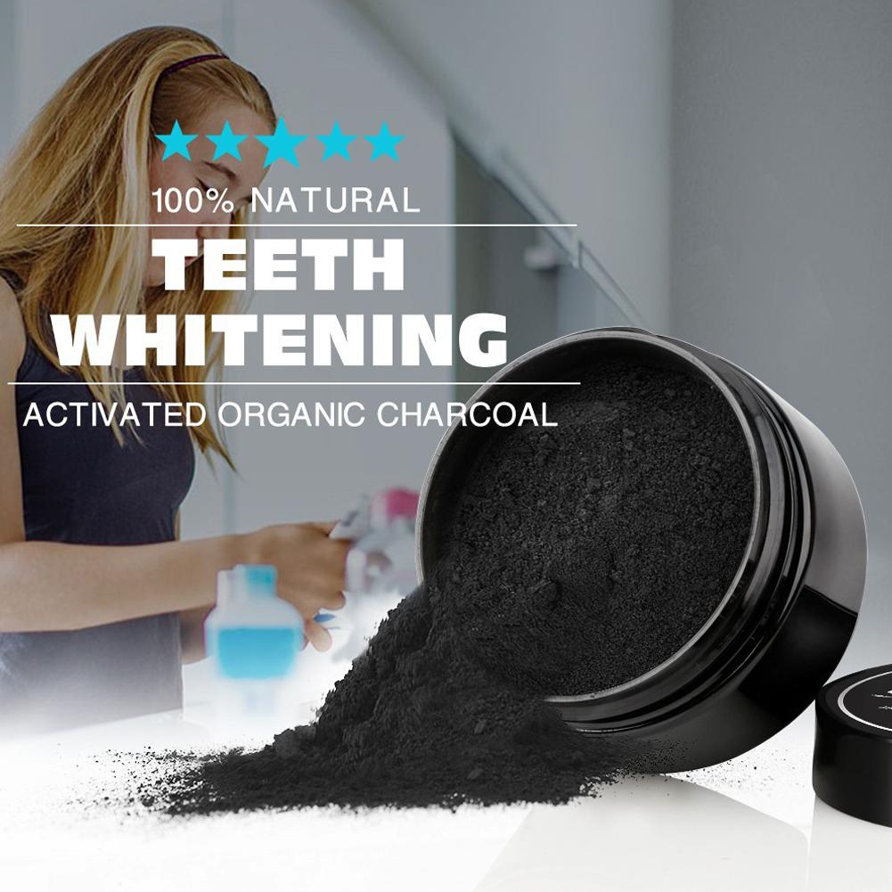 활성화된 유기농 숯 가루 치아 미백 강화 치아 클리너  - Whitening Powder Activated 리뷰 및 가격