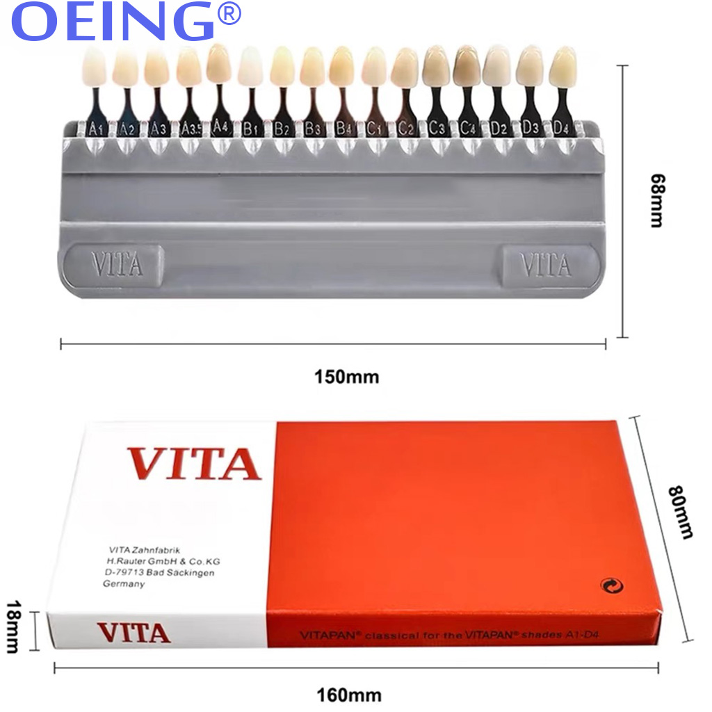 29/16 색상 치아 색상표 세라믹 비타판 치아 모델  - Teeth Whitening Shade Guide 리뷰 및 가격