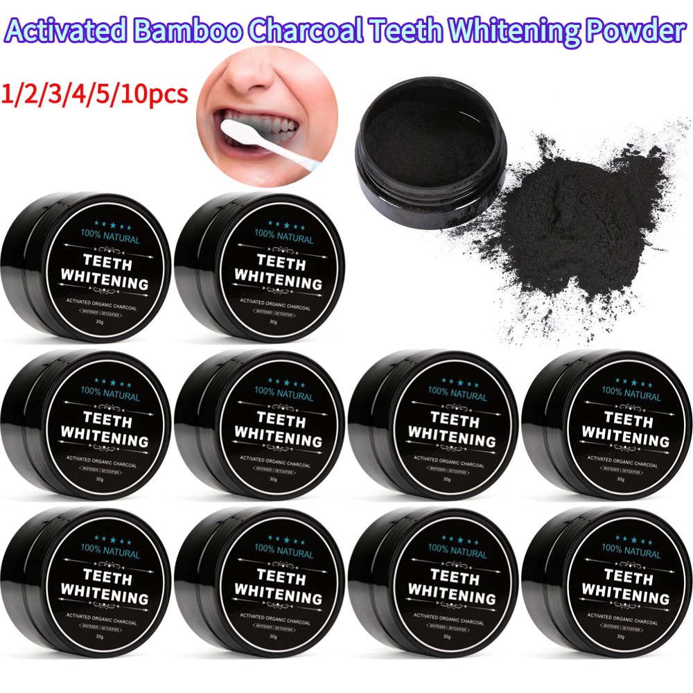 치아 미백 파우더 천연 유기농 활성 대나무 숯 황색 치 - Whitening Powder Activated 리뷰 및 가격