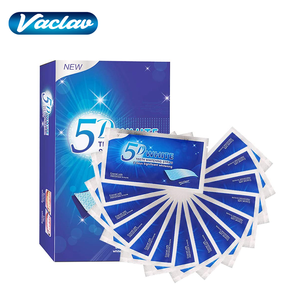 5D 화이트 치아 미백 스트립 미백 젤 화이트 스트립  - Teeth Whitening From Home 리뷰 및 가격